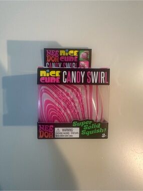 Rare Needoh Nice Cube Candy Swirl